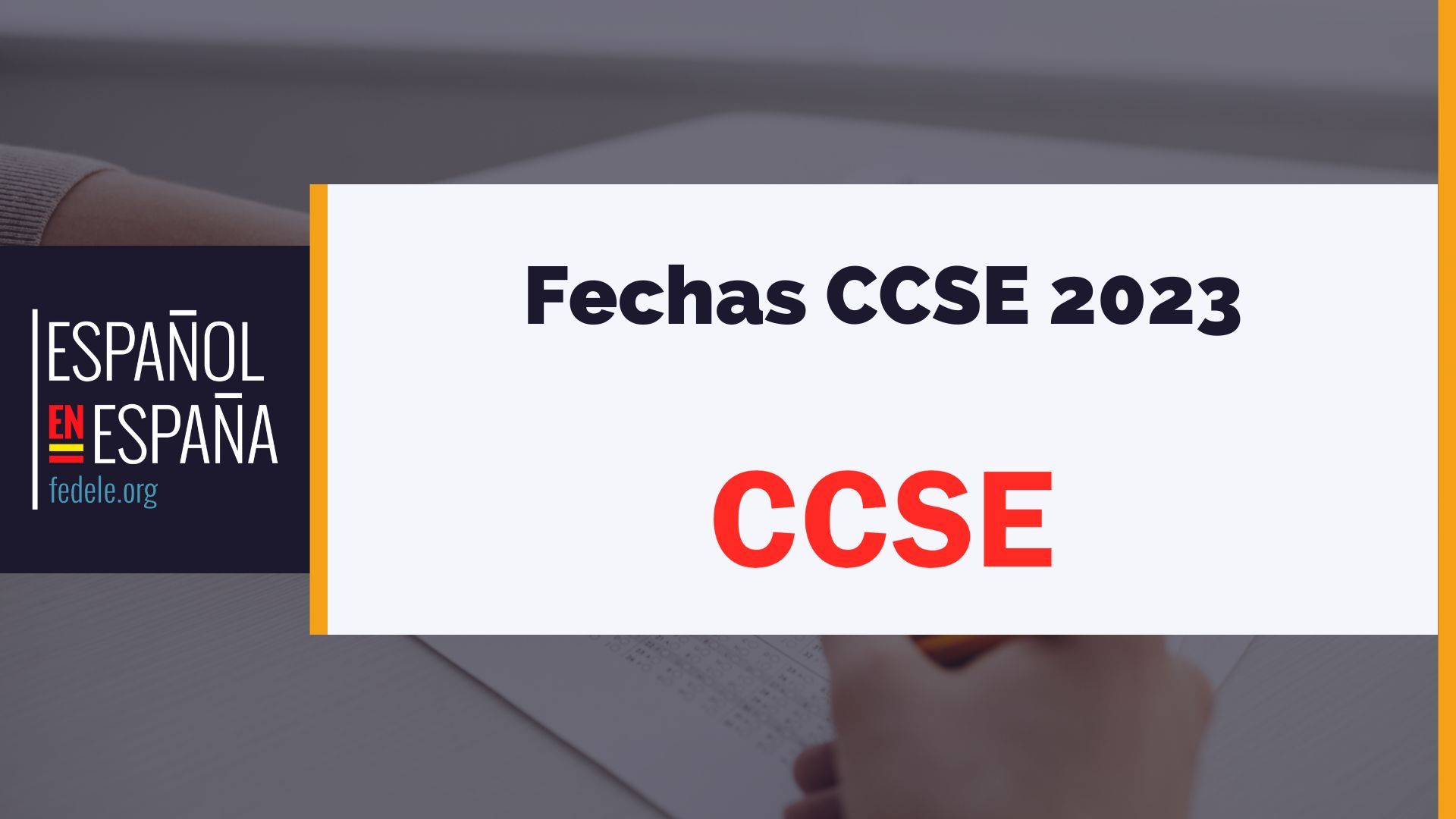 Fechas de las pruebas CCSE en 2023 - Español en España