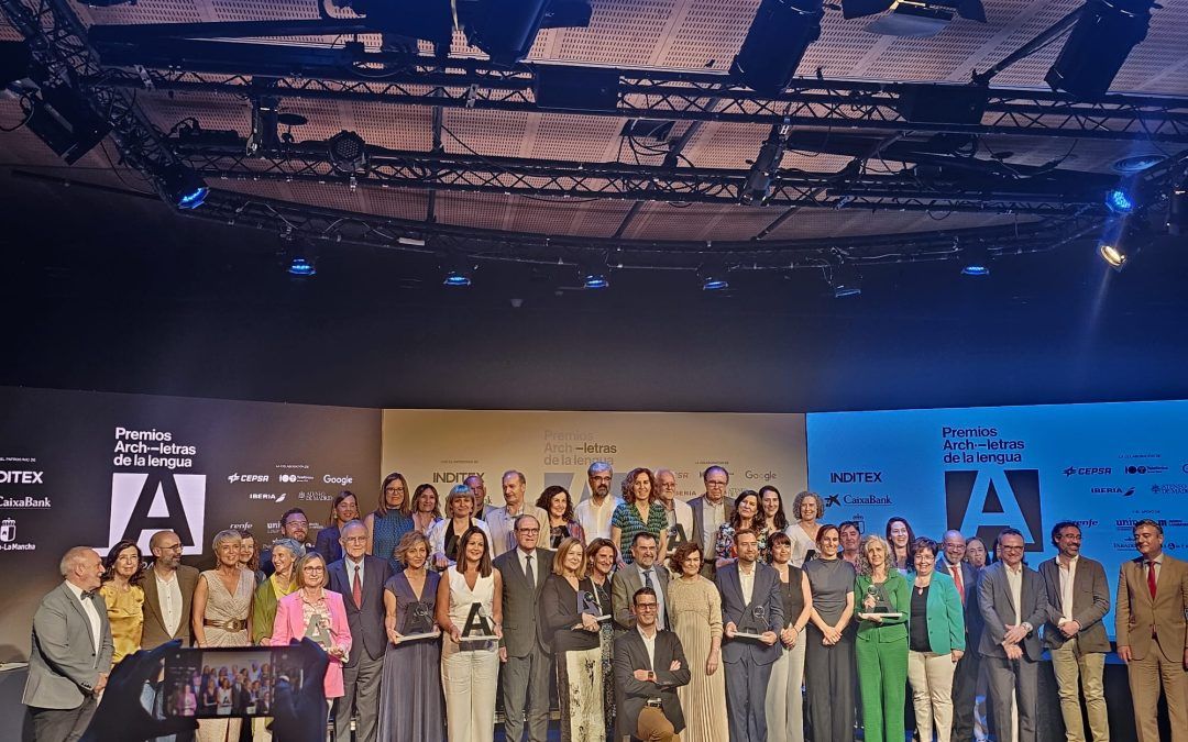 FEDELE recibe el premio a la iniciativa lingüística en el ámbito empresarial en los Premios Archiletras